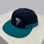 New Unisex Flat Eave Outdoor Letter Baseball Hats Sunshade Color Block Breathable Quick Drying Peaked Caps Versatile ins Fashion