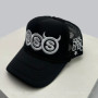 New Unisex Personal Devil Horns Letters Embroidery Baseball Hats Breathable Mesh Sunshade Hip Hop Trucker Caps Versatile Outdoor