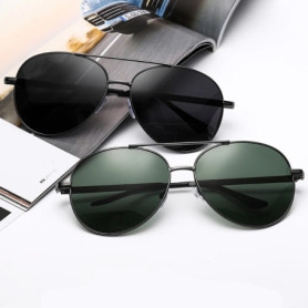 New Men Vintage pilot Polarized Sunglasses Classic Brand Sun glasses Coating Lens Driving Eyewear For Men Women