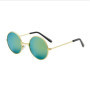 Retro Vintage Punk Sunglasses for Men Women Popular Fishing Leisure Round Metal Sun Glasses Fashion Sunglasses UV400 Lentes
