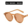 Retro Fashion Sunglasses for Men Women Vintage Small Round Frame Sun Glasses Yellow Lens UV400 Goggles Shades Eyewear