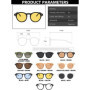 Retro Fashion Sunglasses for Men Women Vintage Small Round Frame Sun Glasses Yellow Lens UV400 Goggles Shades Eyewear