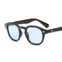 Vintage Johnny Depp Style Round Sunglasses Clear Transparent Ocean Lens Sun Glasses Male Female Brand Designer Oculos De Sol