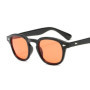 Vintage Johnny Depp Style Round Sunglasses Clear Transparent Ocean Lens Sun Glasses Male Female Brand Designer Oculos De Sol
