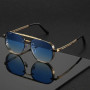2025 Fashion Punk Luxury Design Sunglasses Men Women Flight Seven Rock Mach Six Style Gradient Pilot Sunglasses Oculos De Sol