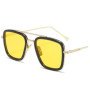 Luxury Square Sunglasses Men Women Brand Designer Retro Alloy Frame Big Sun Glasses Vintage Gradient Male Female Oculos Feminino