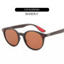 Fashion Round Men Polarized Sunglasses Women Vintage Plastic Sun Glasses For Male Anti Glare Driving Shades Eyewear UV400