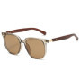 2023 Retro Sunglasses For Men Fashion square Glasses Vintage Sunglasses Women Luxury Wood Anti-Blu-Ray Lens Eyewear