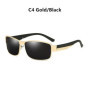 Luxury Men's Polarized Sunglasses Men Driving Fishing Designer Sun Glasses For Man Metal Vintage Goggles Shades Anti-glare UV400
