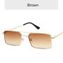 2024 Brands Design Women Anti-Reflective Mirror Sunglasses Fashion Metal Square Glasses Classic Men Out Door Sun Glasses Uv400