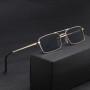 2024 Brands Design Women Anti-Reflective Mirror Sunglasses Fashion Metal Square Glasses Classic Men Out Door Sun Glasses Uv400