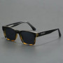 New Men's Advanced Ultra Light Coarse Frame Fashion Square Sunglasses Women Men Trendy Anti Mist Outdoor Driving Shades UV400