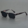 New Men's Advanced Ultra Light Coarse Frame Fashion Square Sunglasses Women Men Trendy Anti Mist Outdoor Driving Shades UV400