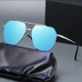 Metal Frame Sunglasses For Men High Definition Unisex Sunglasses Fishing Sunscreen Uv400 Summer Glasses Mirror Lenses Goggle
