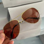 New Toad Mirror Men's Metal Frame Sunglasses Retro Anti-glare UV400 Sun Glasses Outing Street Shooting Zonnebril Voor Mannen