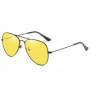 New Toad Mirror Men's Metal Frame Sunglasses Retro Anti-glare UV400 Sun Glasses Outing Street Shooting Zonnebril Voor Mannen