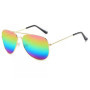 New Toad Mirror Men's Metal Frame Sunglasses Retro Anti-glare UV400 Sun Glasses Outing Street Shooting Zonnebril Voor Mannen