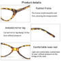 Fashion Cat Eyes Reading Glasses Ultralight Small Frame Clear Lens Presbyopic Eyeglasses For Women Men With +1.0 to +4.0