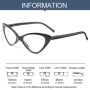 Fashion Cat Eyes Reading Glasses Ultralight Small Frame Clear Lens Presbyopic Eyeglasses For Women Men With +1.0 to +4.0