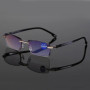 Men Rimless Reading Glasses Classic Anti Blue Light Eyeglasses Vintage Presbyopia Eyewear Unisex Far Sight Diopter +1.0 To +4.0