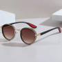 Vintage Round Outdoor Sunglasses Men New in Punk Fashion Shades High Quality Sun Glasses Brand Design Anti-UV Sun Glasses woman