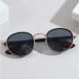 Vintage Round Outdoor Sunglasses Men New in Punk Fashion Shades High Quality Sun Glasses Brand Design Anti-UV Sun Glasses woman