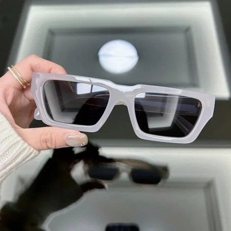 Vintage Square Sunglasses Men Women Brand Designer Retro Black Sun Glasses Male Female Fashion Mirror Retro Oculos De Sol