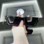 Vintage Square Sunglasses Men Women Brand Designer Retro Black Sun Glasses Male Female Fashion Mirror Retro Oculos De Sol