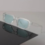Sexy Square Sunglasses Women Men Black Sun Glasses Cool Designer Eyewear Luxury Colorful Mirror Lens Brand