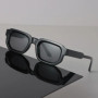 Sexy Square Sunglasses Women Men Black Sun Glasses Cool Designer Eyewear Luxury Colorful Mirror Lens Brand