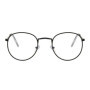 Round Glasses Frame Man Anti Blue Light Glasses Woman Fake Glasses Gold Optical Oval Eyeglasses Frame Transparent Lens