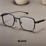 F·DRACON Ultra-light Business Men's Glasses Frame Square Pure Titanium Big Face Full Frame Optical Prescription Frame 80984