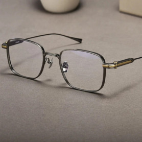 F·DRACON Ultra-light Business Men's Glasses Frame Square Pure Titanium Big Face Full Frame Optical Prescription Frame 80984