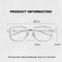 F·DRACON Ultra-light Business Men's Glasses Frame Square Pure Titanium Big Face Full Frame Optical Prescription Frame 80984