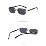 Fashion Rimless Rectangle Sunglasses FOR Women Men Shades Small Square Sun Glasses For Female male Summer Traveling Goggles