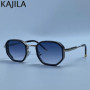 Vintage Square Punk Sunglasses Men 2026 Luxury Designer Retro Steampunk Octagon Metal Frame Sun Glasses for Male Driving Shades