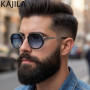 Vintage Square Punk Sunglasses Men 2026 Luxury Designer Retro Steampunk Octagon Metal Frame Sun Glasses for Male Driving Shades