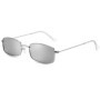 Fashion Retro Metal Frame Colorful Lens Sunglasses Vintage Rectangle Sun Glasses Men Women UV400 Eyeglasses Очки Солнцезащитные