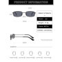 Fashion Retro Metal Frame Colorful Lens Sunglasses Vintage Rectangle Sun Glasses Men Women UV400 Eyeglasses Очки Солнцезащитные