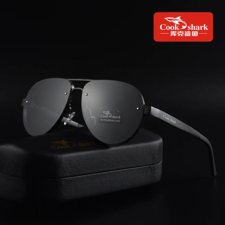 Cook's color-changing sunglasses polarized sunglasses for men's driving day and night dual-purpose driving mirror fishing glasse