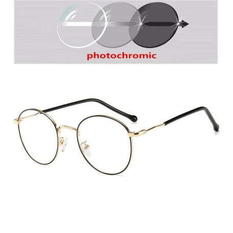 Oval 1.56 Aspherical Lens Prescription Eyeglasses Women Men Student Optical Spectacle Nearsighted Glasses 0 -0.5 -0.75 To -6.0