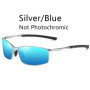 Photochromic Men Polarized Sunglasses Male Metal Square Glasses Driving Sun Glasses UV400 Outdoor Sports Cycling Goggles