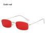 Fashion Small Rectangle Sunglasses Men Women Vintage Square Driving Sun Glasses Luxury Brand Metal Frame Eyewear
