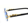 1 Pc Fashionable Women Men Sunglasses Frameless Rectangular Personalized Sunglasses for Daily Life Vintage Sun Glasses For male