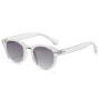 JNPCXI Quality New Retro Round Sunglasses Women Fashion Rivets Decoration Shades UV400 Men Punk Leopard Sun Glasses