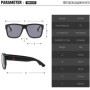 2024 Luxury Brand Polarized Sunglasses Men High-End Outdoor Glasses Fashion Square Driving Eyewear Travel Sun Glasses Uv400