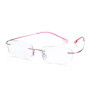 Ultralight TR90 Memory Titanium Rimless Reading Glasses Men&Women Business Presbyopic Eyeglasses +1.0 +1.5 +2.0 To+3.5 +4.0