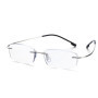 Ultralight TR90 Memory Titanium Rimless Reading Glasses Men&Women Business Presbyopic Eyeglasses +1.0 +1.5 +2.0 To+3.5 +4.0