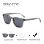 ZENOTTIC Acetate UV400 Polarized Sunglasses Prescription Custom Women Men Square Optical Sun Glasses