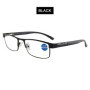 High Quality Stainless steel Reading Glasses Men Women Fashion Presbyopic Eyeglasses Business Hyperopia Anti Blue Light Eyewear
